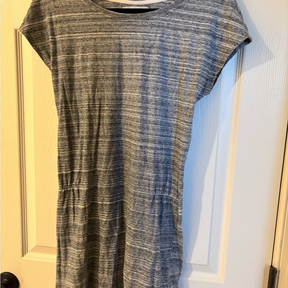 LOFT Heathered Gray Mini Dress Small